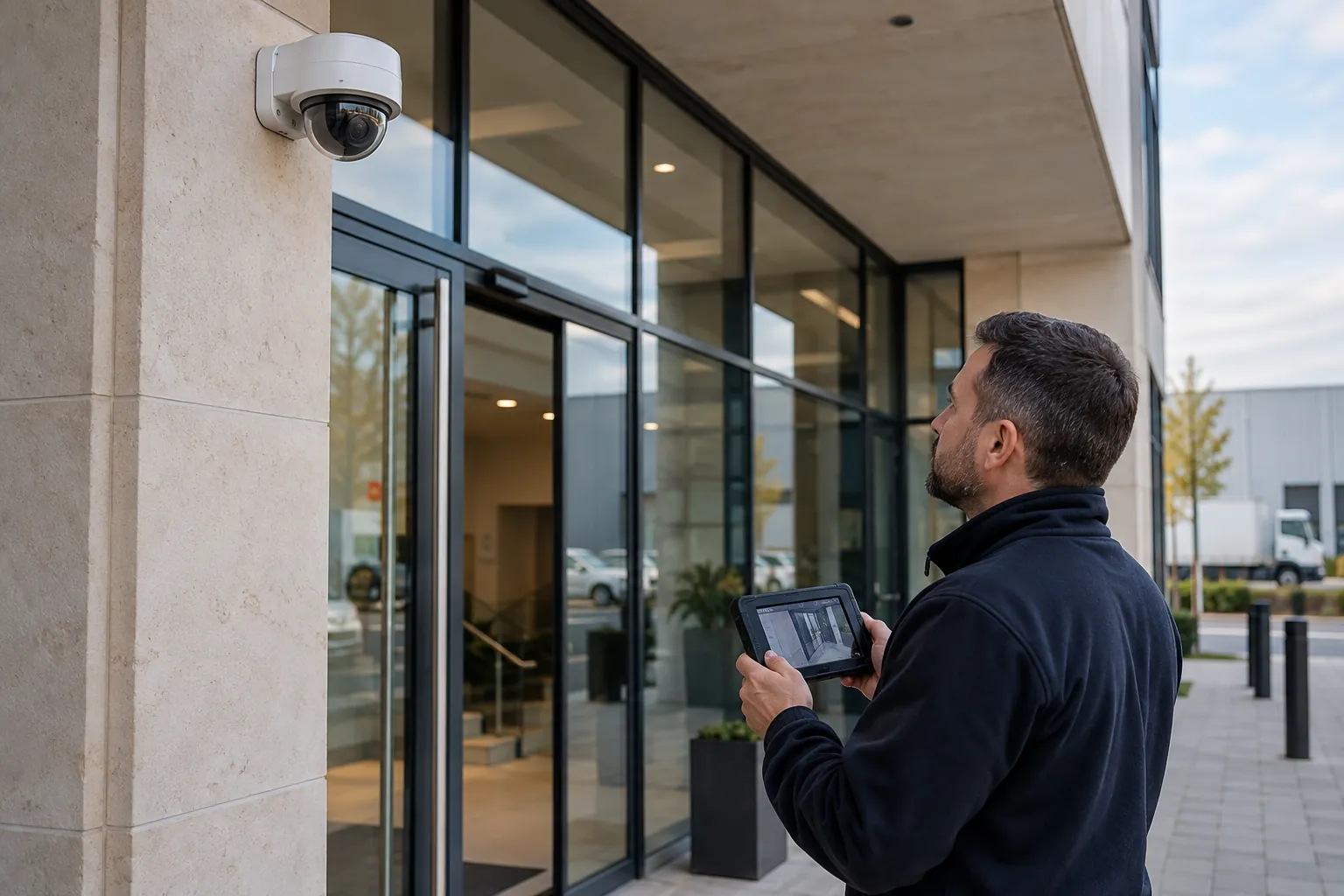 Camera-system detail and commercial environment — AI CCTV Systems: A Game-Changer for UK Commercial Security Buyers
