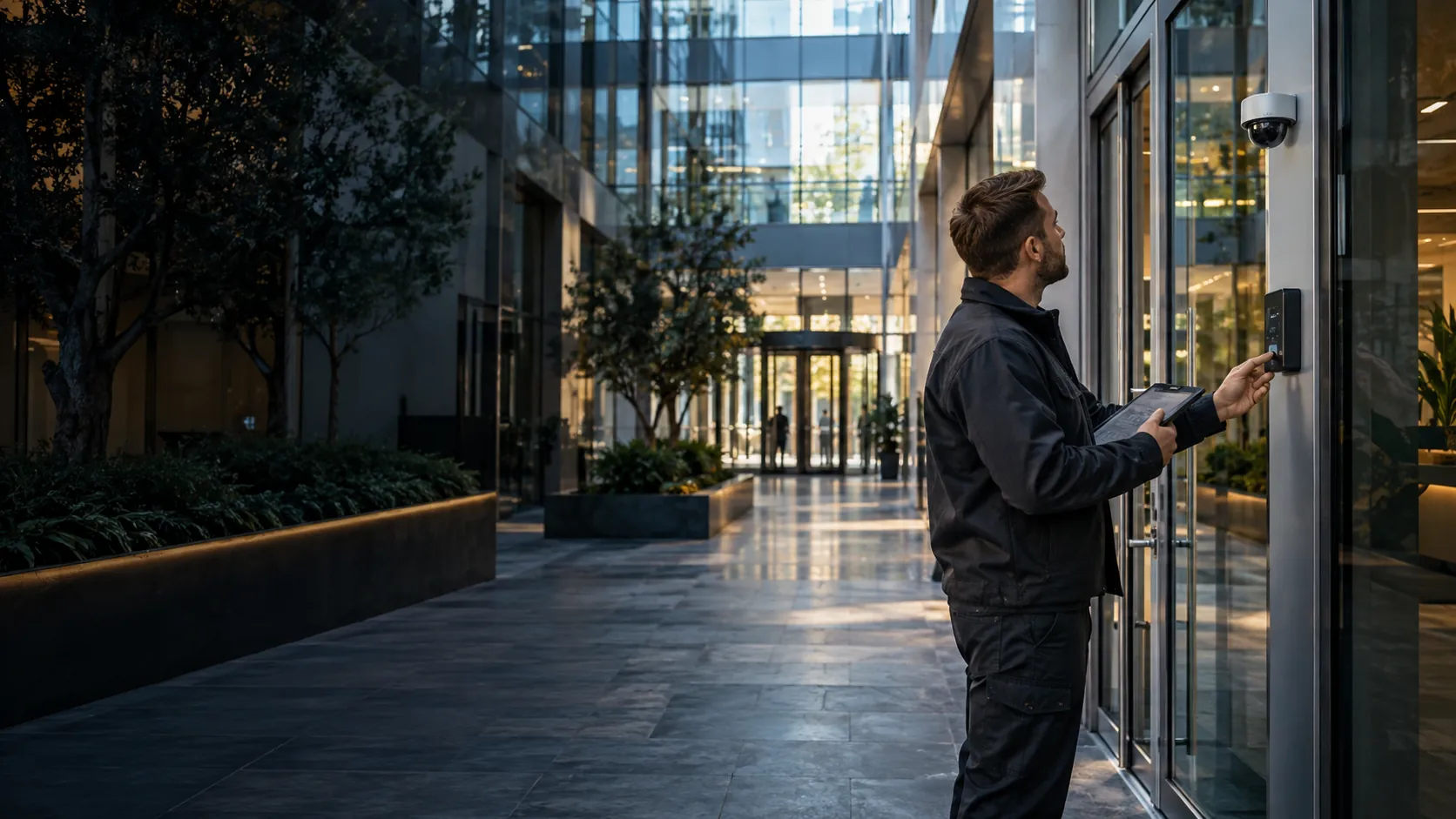 Commercial security engineering — Enhancing UK Commercial Security with Integrated Access Control and AI CCTV