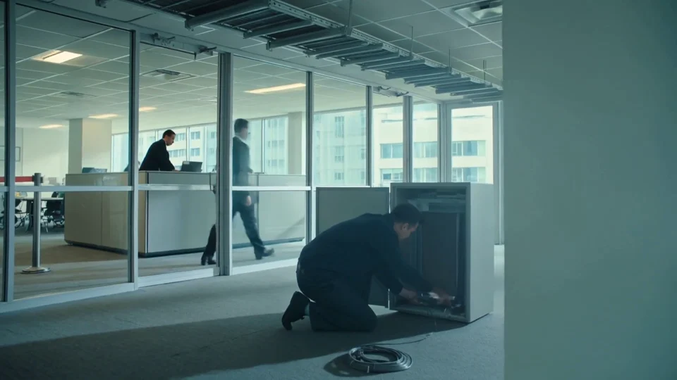Illustrative property / facilities management work: working around existing office systems