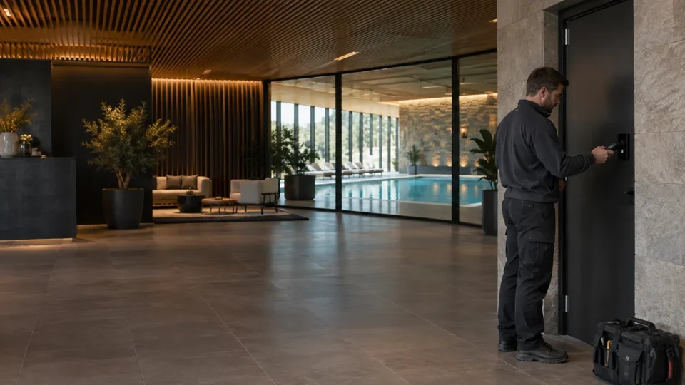 Illustrative hospitality & leisure site preparation and installation work