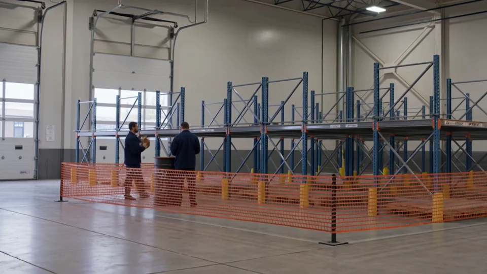 Illustrative industrial & warehousing work: setting out the warehouse work area