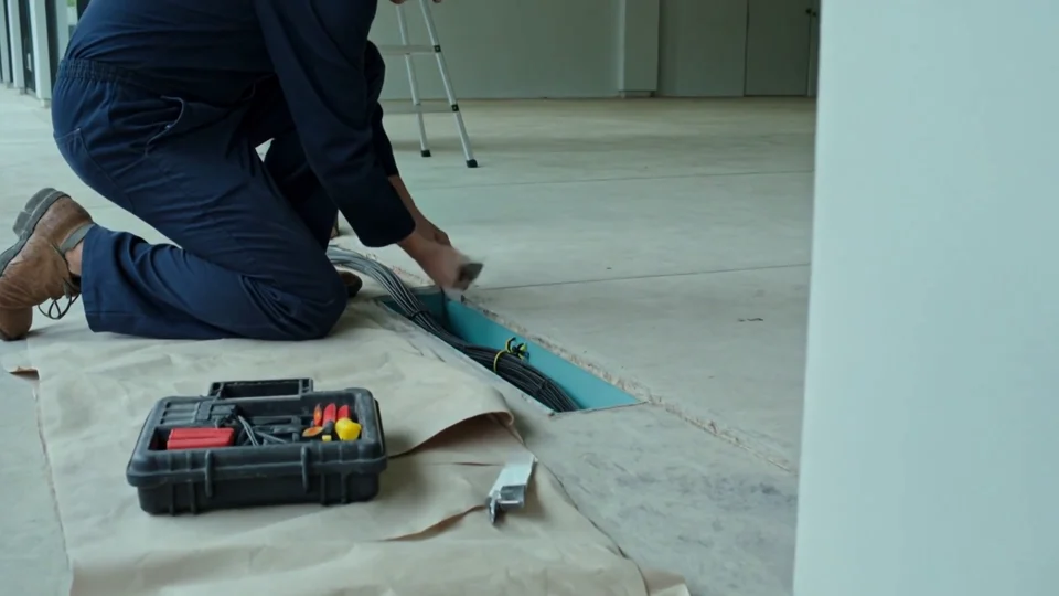 Illustrative multi-site organisations work: preparing a repeatable cable route