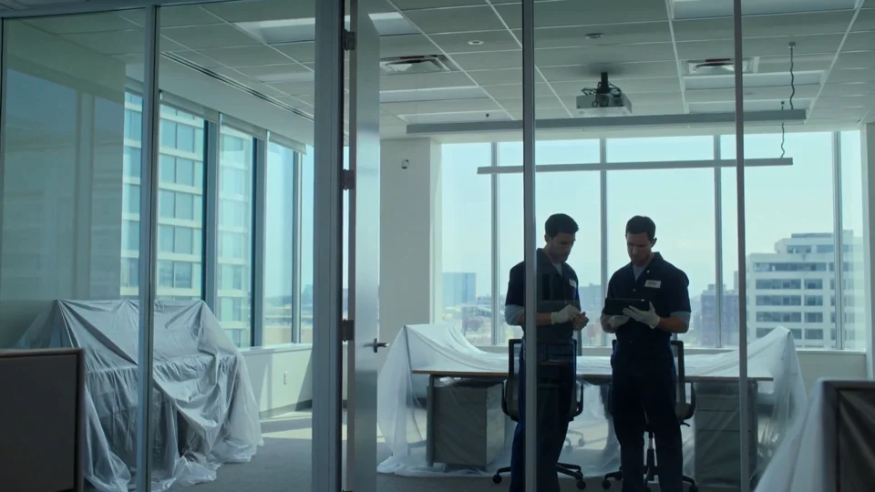 Illustrative offices & commercial buildings work: coordinating the office fit-out